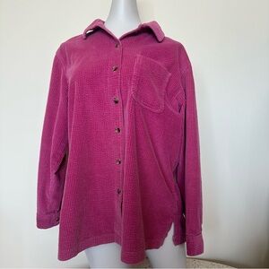 LL Bean Corduroy Button-Up Shirt